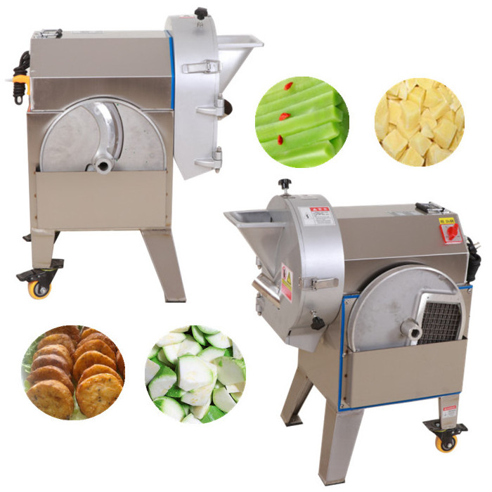 Stainless steel vegetable cutter onion dicer machine cucumber commercial potato slicer machine vegetable cube cutting machine