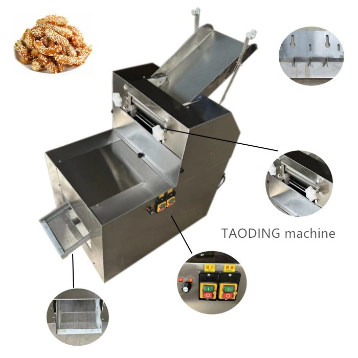 USA hot selling grissini making machine dough cubes chin chin cutting machine bread stick forming snack chinchin cutter machine