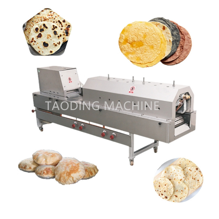 Customizable size commercial tandoori roti maker machine	naan making machine	paratha pita bread making machine