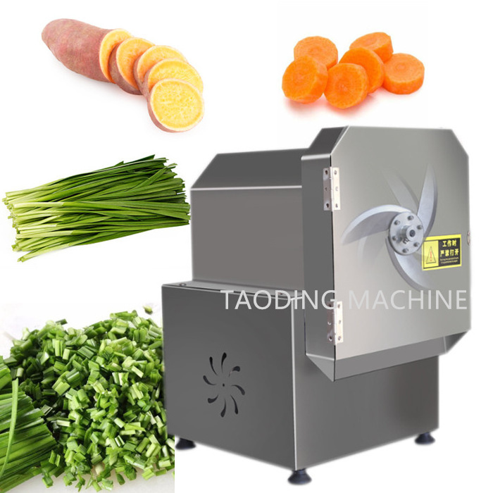 Factory price automatic  vegetable dicing machine large cut green onion slice	potato cube cutting  carrot chopper