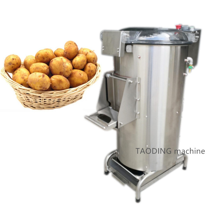 Automatic Root Vegetable Peeler cleaning Stainless Steel Cassava/Carrot /Ginger/Turmeric/Sweet Potato Washing Peeling Machine