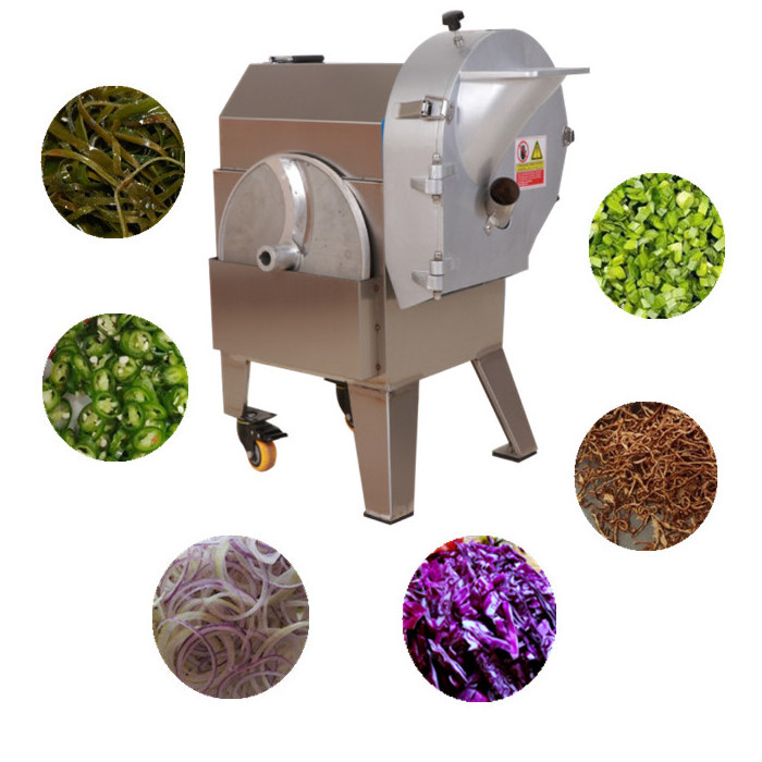 Efficient  Electric	multi purpose vegetable slicer	electric vegetable and fresh dicer	cut vegetables processing line