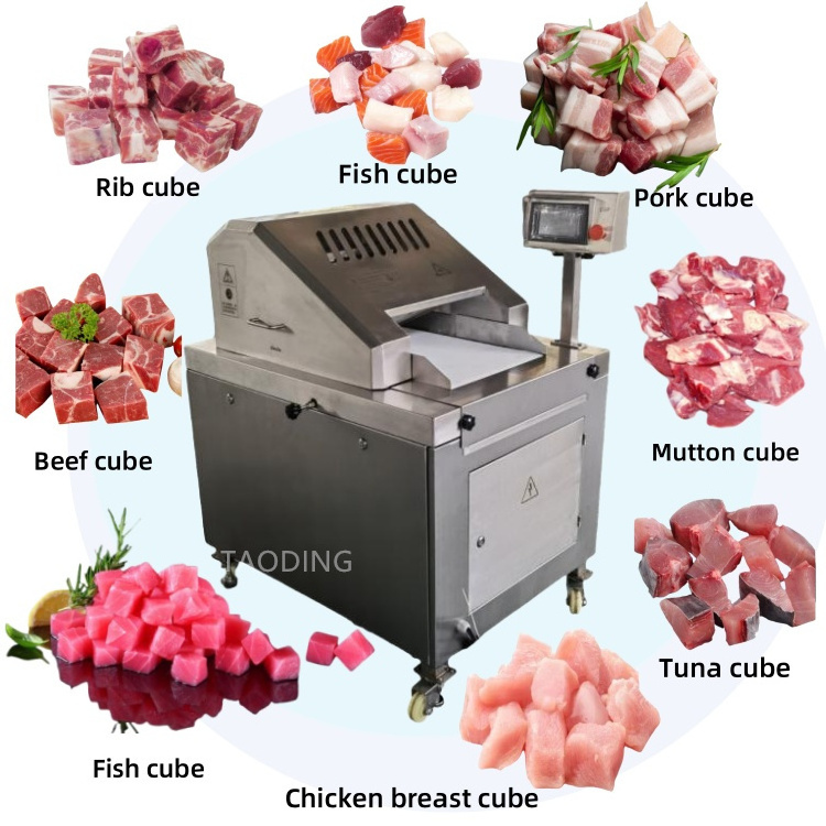 stainless-steel Karachi	frozen beef meat cube cutter machine	fish industrial meat dicer	meat cube dicer