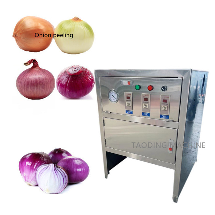 Popular in 2024 green onion peeler machine automatic onion and garlic peeling machine skin removing garlic peeling machine price