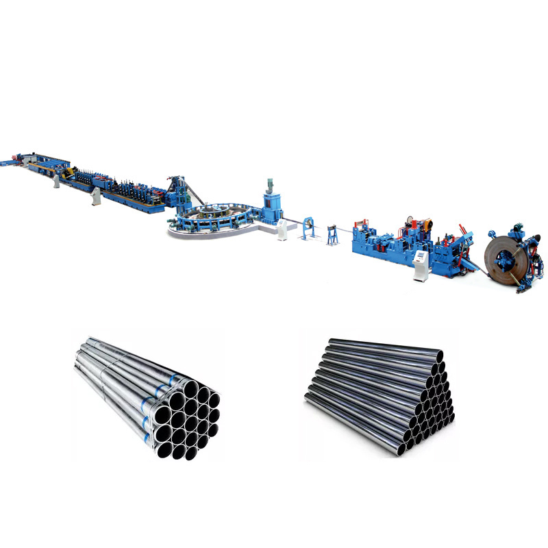 Pipe and tube mill line erw tube pipe mill machine erw tube mill pipe making machine