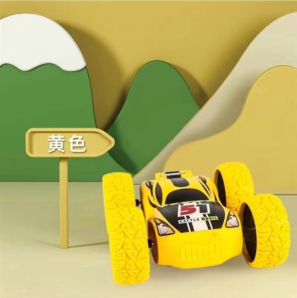 hot sale Double-sided 360 rotary tumbling inertial stunt car model four-wheel drive car toddler racing entertainment toy for kid