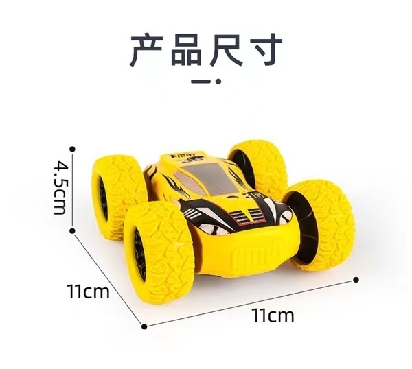 hot sale Double-sided 360 rotary tumbling inertial stunt car model four-wheel drive car toddler racing entertainment toy for kid