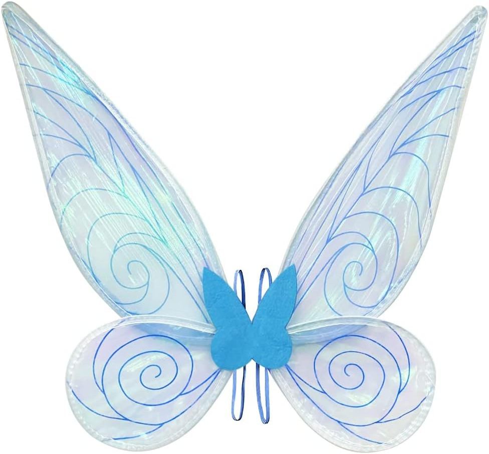 TLX Wholesale Giant Fairy Wing Dress Up Sparkling Sheer Wings Butterfly Fairy Halloween Costume Angel Wings for Kids Girls Women