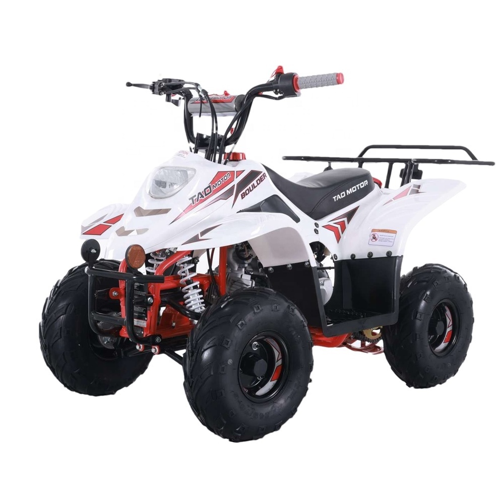 Tao Motor New Design Cheap Farm 4 Wheel Bike Cuatrimotos Automatic 110cc 125cc Quad Bike Atv for Kids New Boulder 3 Front Drum