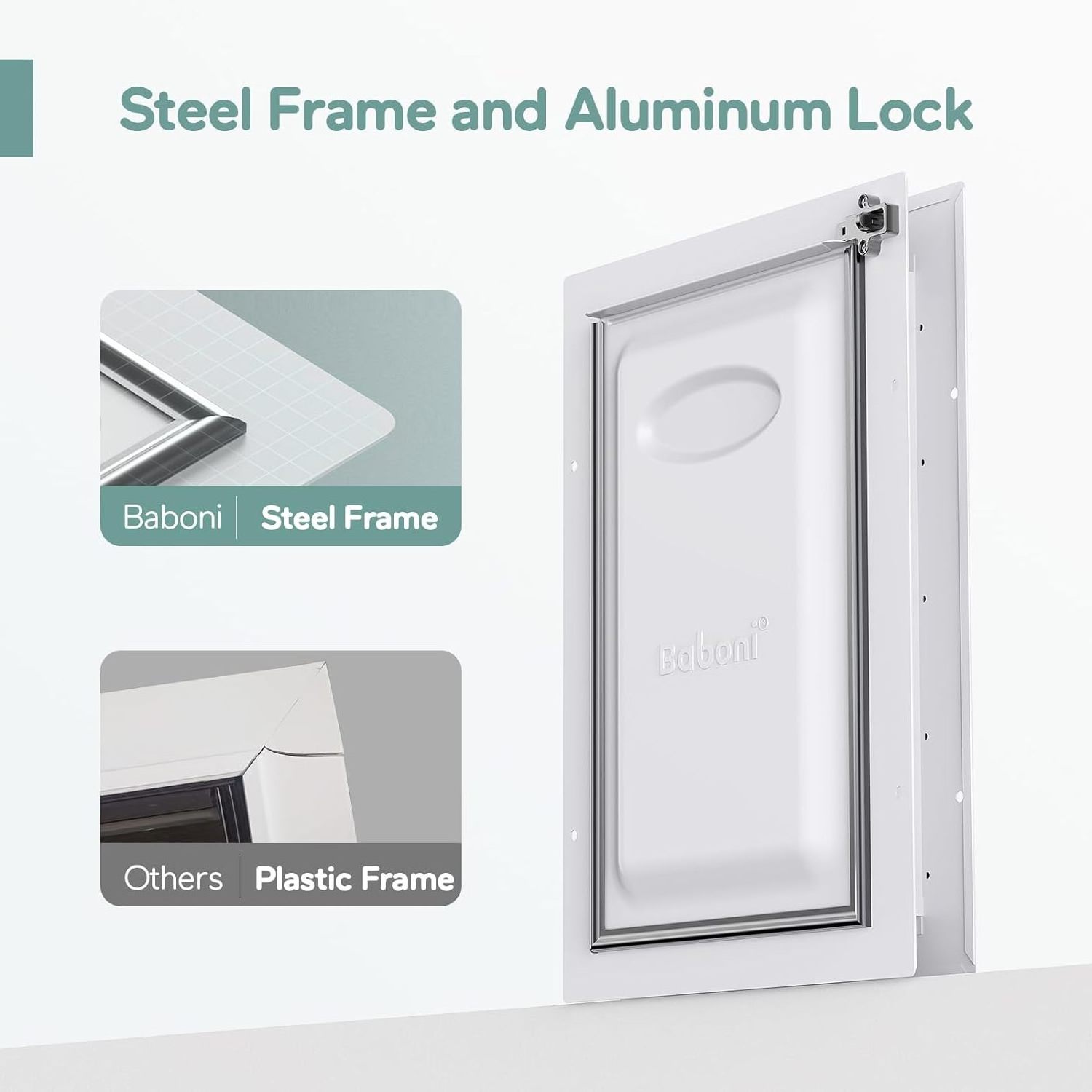 Wholesale Pet Door for Interior and Exterior Doors Steel Frame and Telescoping Tunnel Strong Dog Door