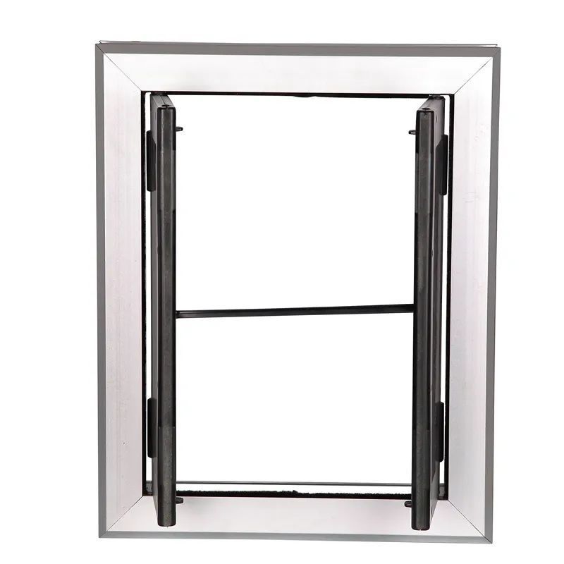 Premium Large Dog Cat Door Aluminum Smart Pet Door with Double Panels Anti-Cracking 4 ways Locking Factory