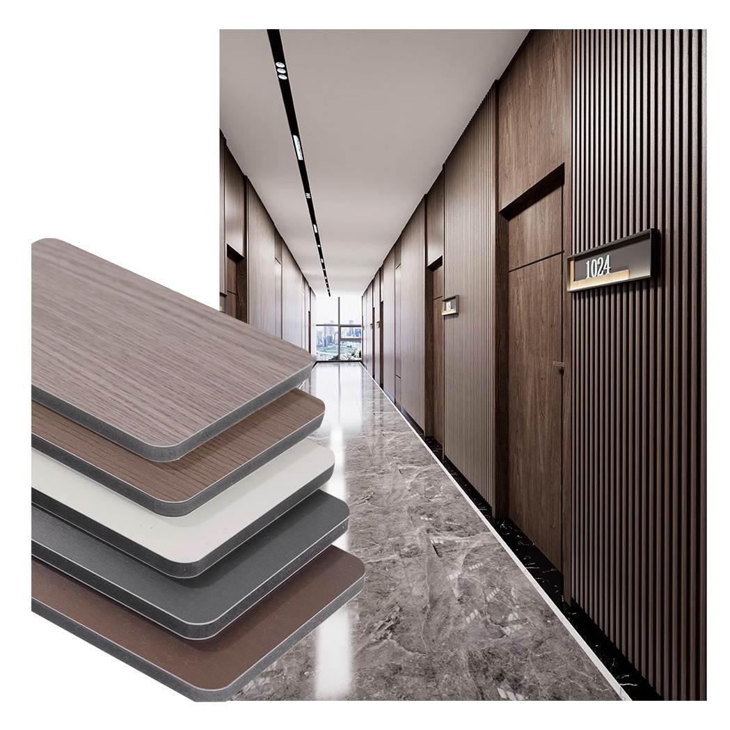 1.22*2.44m PVC foam flexible sheet interior decoration wall panel bamboo charcoal wood veneer