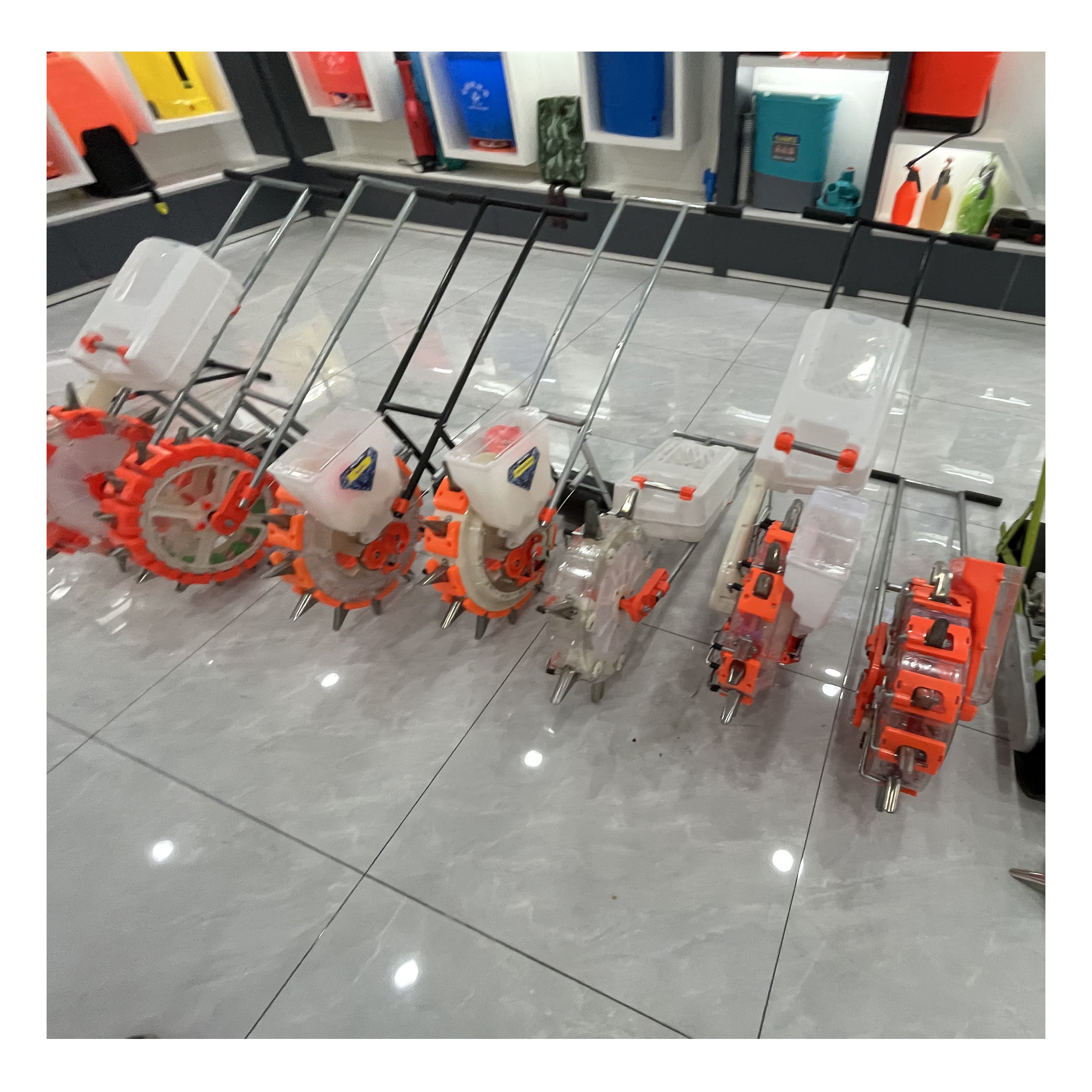 Manual Corn Seeder Planter Vegetable Bean Corn Seeder Corn Portable hand push Seeder Planter