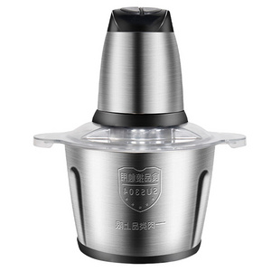 2L 3L stainless steel  Plastic Electric Home Use Garlic Onion Vegetable Food Grinder Electrical Mini Meat Chopper