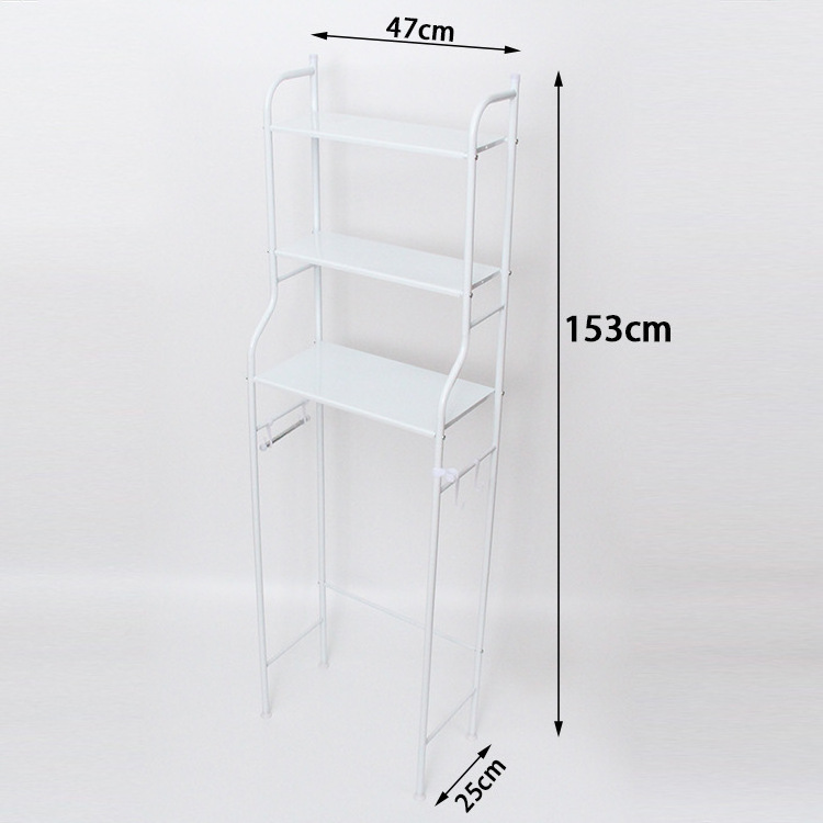 101  Bathroom rack Wall-mounted washing machine toilet rack Floor toilet hair dryer storage shelf