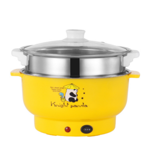 Non-stick mini household multi-function electric cooker, outdoor portable pot with steamer