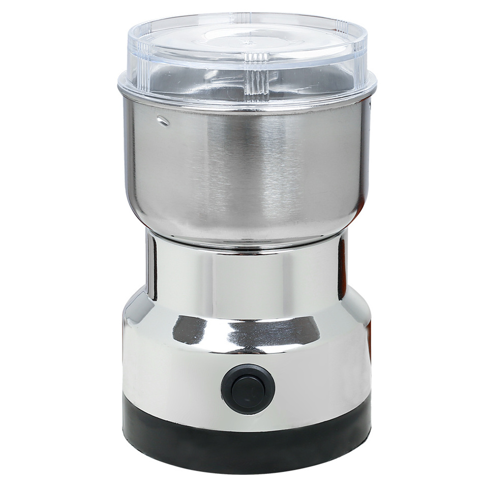 Electric Seasoning Spice Coffee Grinder Multifunction Food Processors Smash Machine Stainless Steel