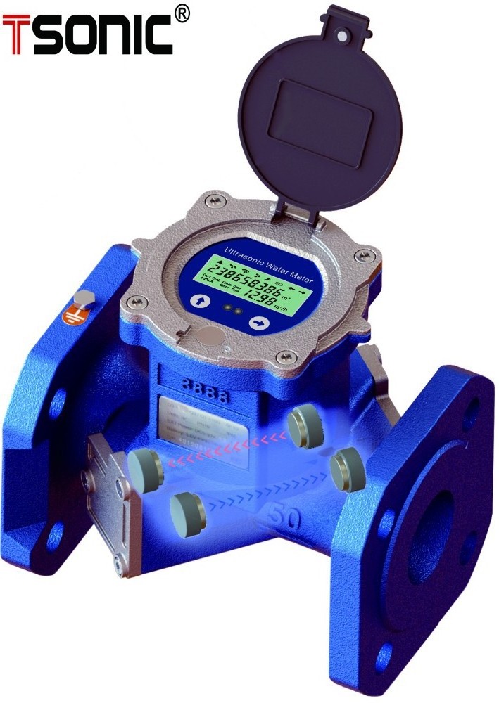 digital remote reading dual water meter