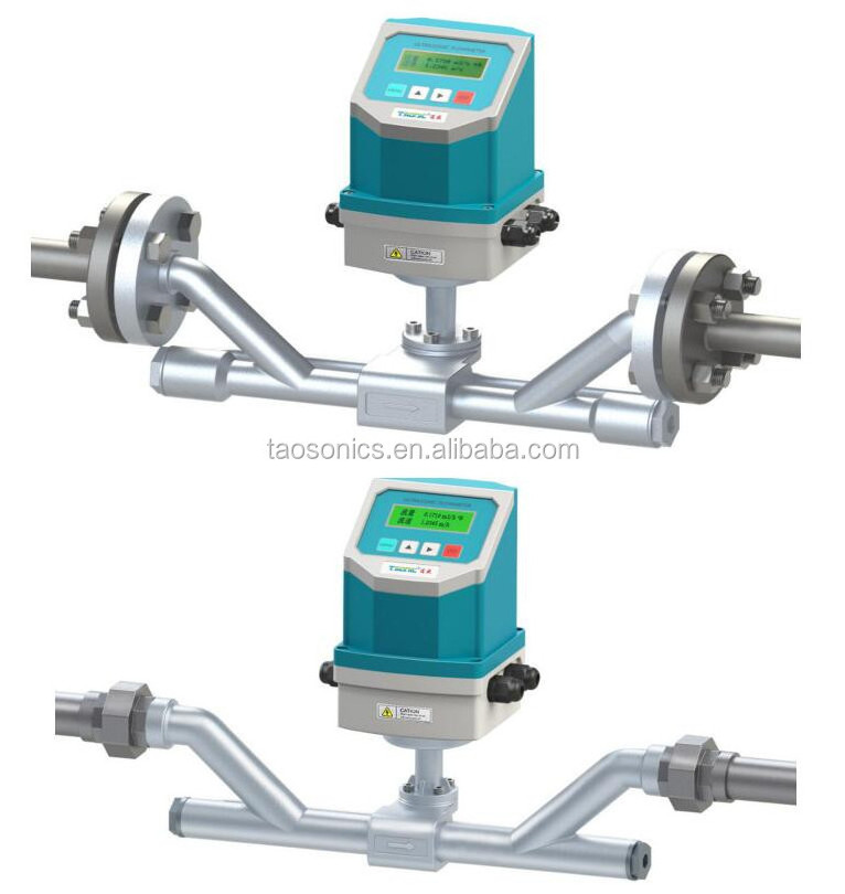 TSONIC Modbus Wireless Flange Type Oil Ultrasonic Water Flow Meter Transmitter TUF-2000F2