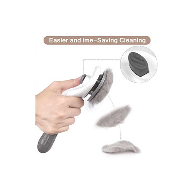 Deshedding Tool Massage Comb Cleaning Slicker Hair Removal Animal Cat Dog Comb Pet Grooming Brush