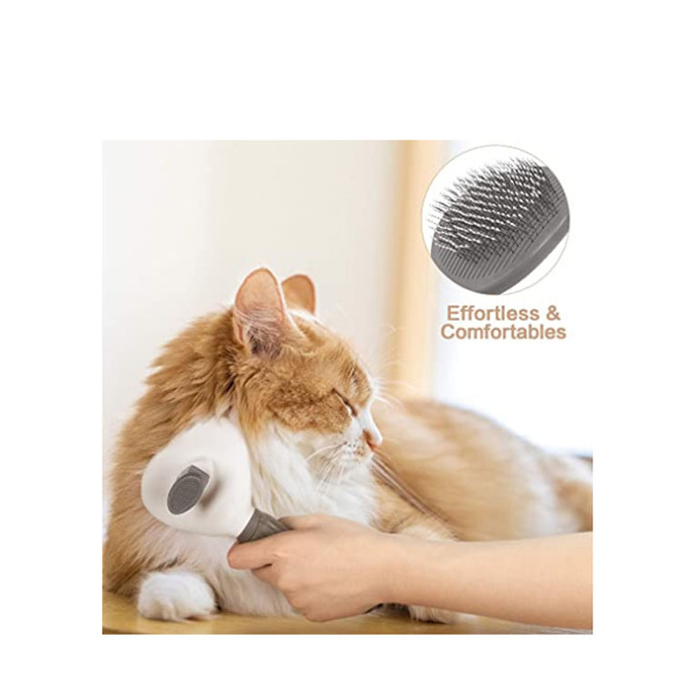 Deshedding Tool Massage Comb Cleaning Slicker Hair Removal Animal Cat Dog Comb Pet Grooming Brush