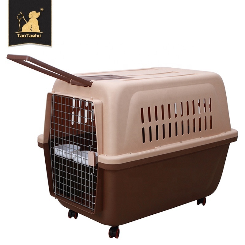 Taotaohui high quality portable cat cage pet cat cage breathable travel cat and dog suitcase kitten hand cage