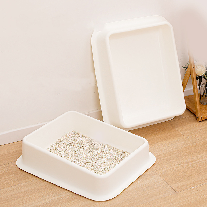 Cat Litter Box Never Absorbs Odor Stains or Rusts No Residue Build Up Easy Cleaning Litter box Design