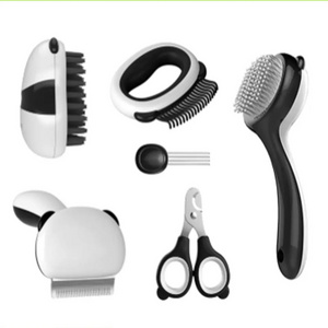 7 In 1 Pet Grooming Tools For Dogs And Cats Knotted Massage Comb Pet Stainless Steel Cleaning Grooming Kit