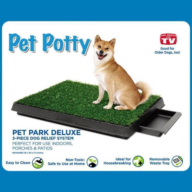 Artificial Grass Patch Bathroom Mat Training Puppy Potty Pad Tray Pet Toilet Household Indoor Dog Toilet Dog Grass Mat Toilet