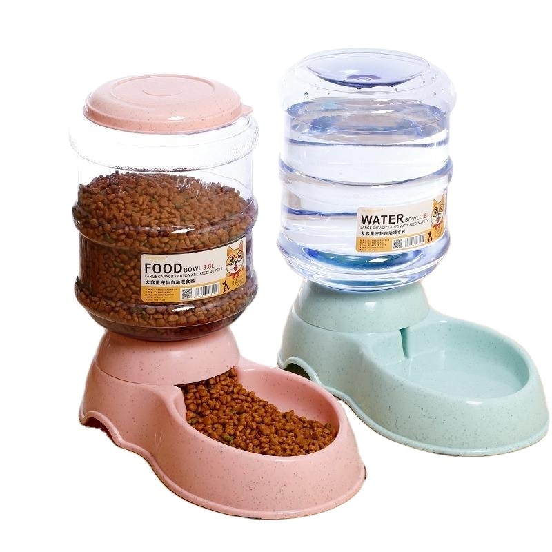 Amazon's best selling custom pet water dispenser dog feeder multi-color water bowl pet products