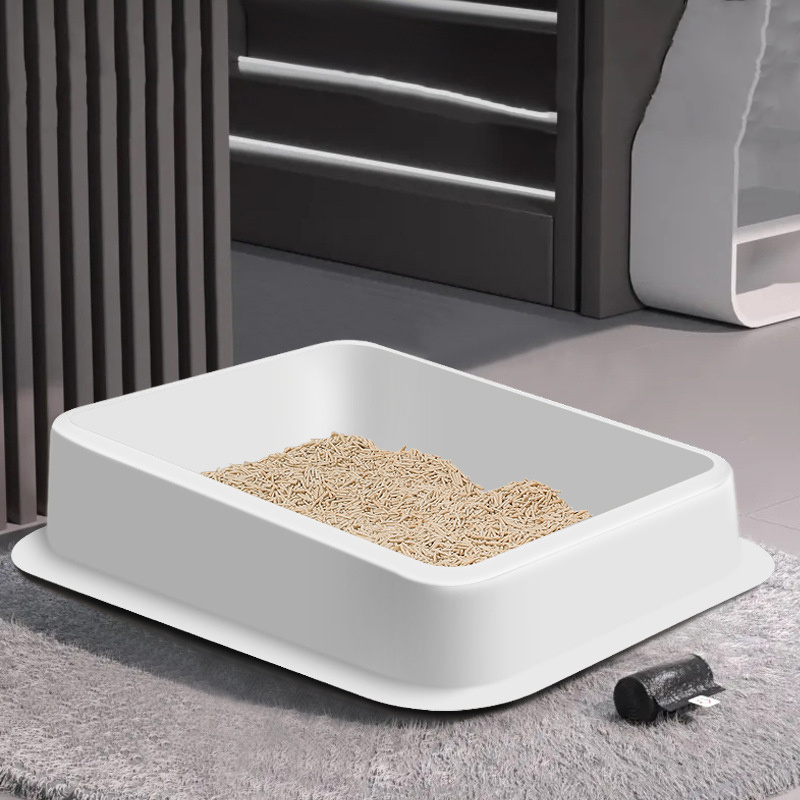 Cat Litter Box Never Absorbs Odor Stains or Rusts No Residue Build Up Easy Cleaning Litter box Design