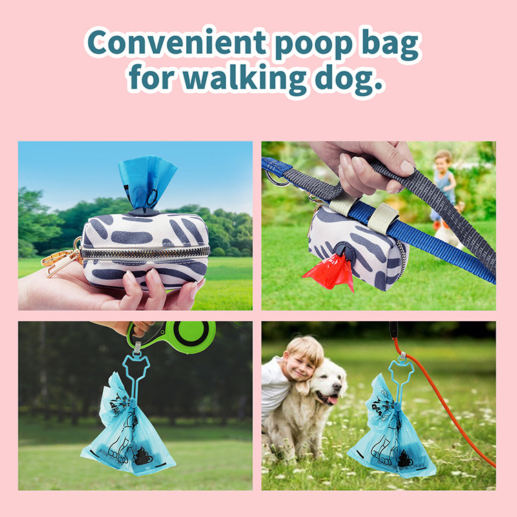 Eco Friendly Waste Travel Plastic Design Biodegradable Plastic Doggie Poop Bags Grooming Sets