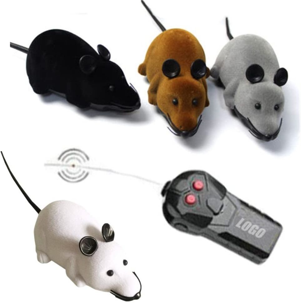 New arrival Funny Chasing Electric Kitten Toy Simulation Electric Mouse cat toy Remote Control Toy for Cats