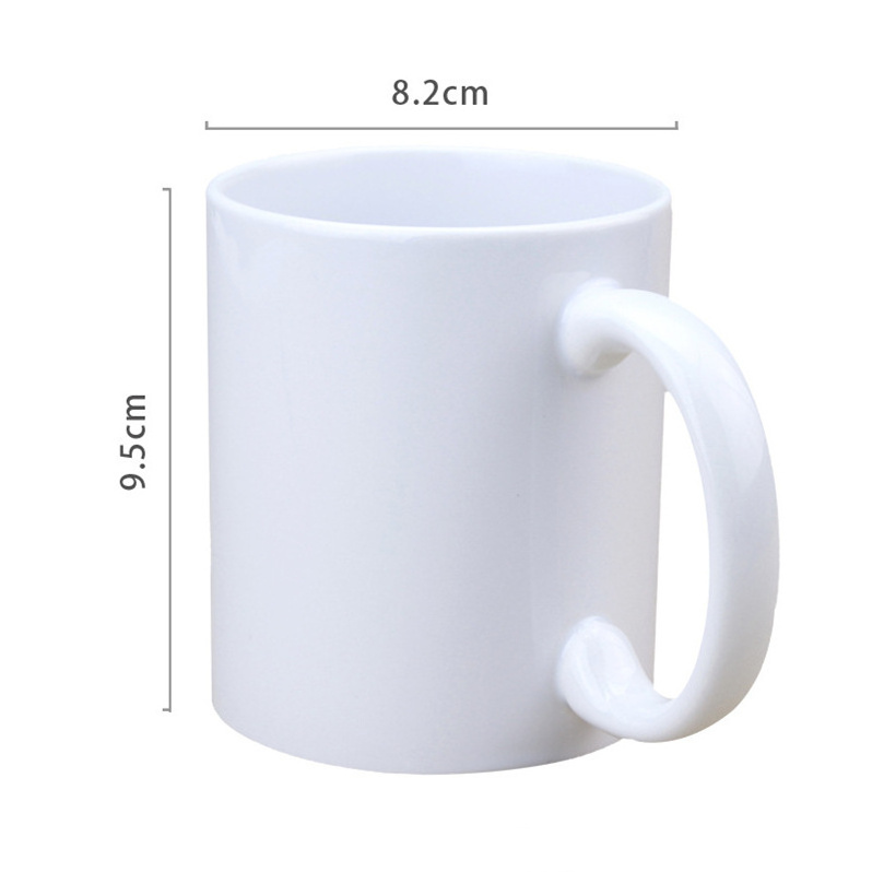 Hot Sell Wholesale Sublimation Porcelain tea Mugs promo Custom Logo 3d Printed cup White Blank Coffee Ceramic dinner Mug