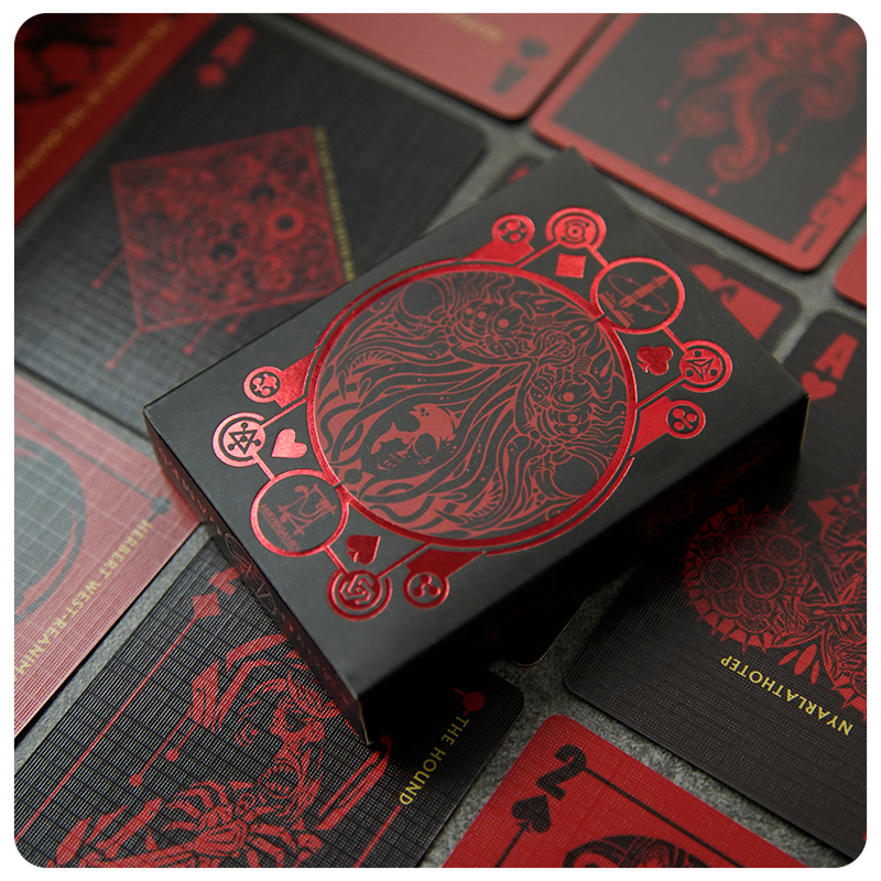 Collectible Board Game Playing Card Cthulhu Mythology The Great Book of The Necronomicon Special Custom Printing Poker sample