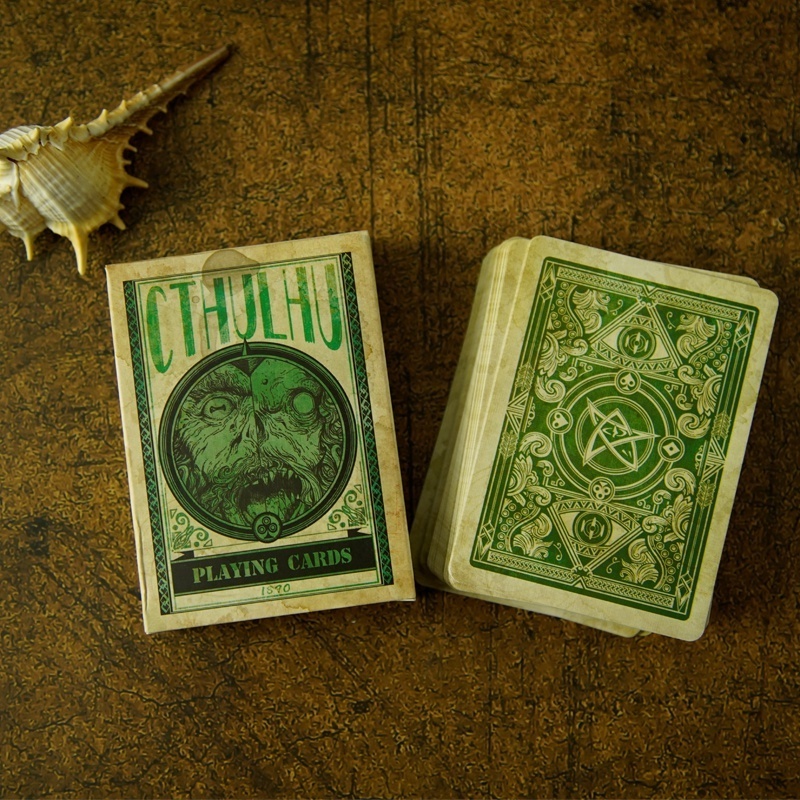 Series Collectible Playing Cards Deep Diver Charmouth Book of the Dead Custom Printing Game Cards Board Game Cthulhu Poker