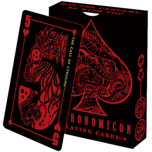 Collectible Board Game Playing Card Cthulhu Mythology The Great Book of The Necronomicon Special Custom Printing Poker sample