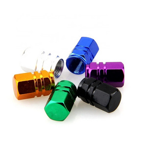 4PCS Aluminum Car Tire Wheel Valve Stem wholesale Anti-theft Tire Valve Caps for Auto Motorcycles Replacement Accessories