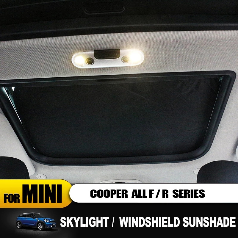 Anti-UV Sun Shade National Heat Insulation Roof Window Windshie Sunscreen Car Sunshade Sun Shade For Mini cooper R55 R56 R57 F60