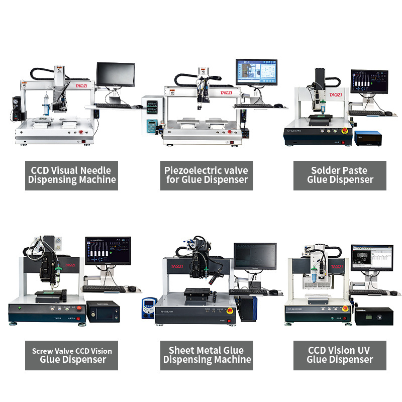 High Precision 3 Axis  Automatic Desktop Needle CNC UV Pu Silicone AB Hot Melt Glue Dispensing Dispenser Machine Robots For PCB