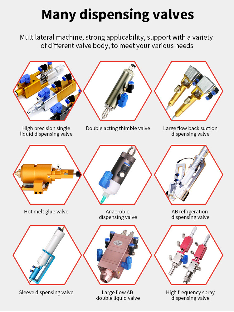 Efficient Desktop Precise Glue Dispensing Automatic CNC PCB Ab Glue Dispenser Machine Robot