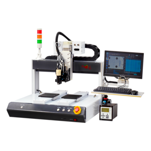 4 Axis Fully Automatic Sheet Metal CCD Vision AB Hot Melt Pcb Glue Dispensing Machine Robot