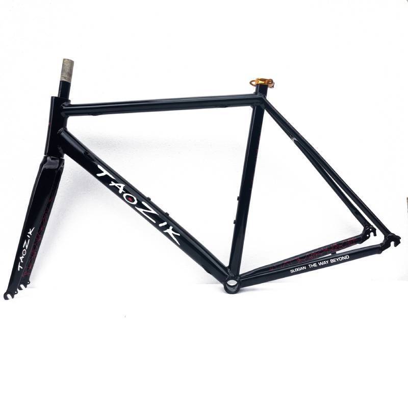 Large size Road Bike Frame High Quality 700c aluminium alloy Frame Super Light Inner Carble 54 56cm Bicycle Frame with Fork part