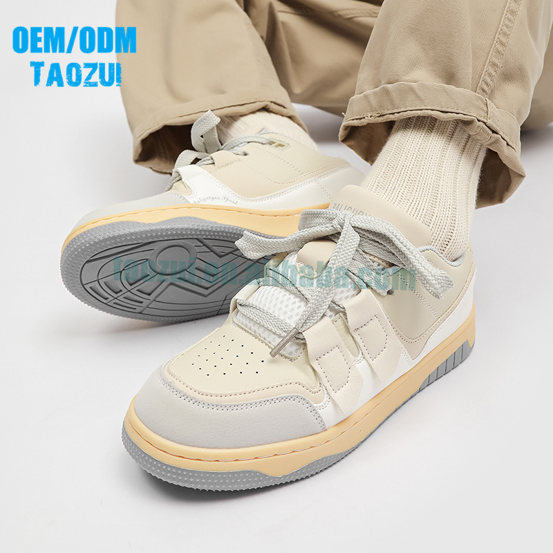 OEM  classic color EVA outsole men's low top shoes summer design custom sneakers with logo Creative comfort custom fashion shoes