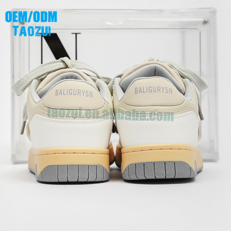 OEM  classic color EVA outsole men's low top shoes summer design custom sneakers with logo Creative comfort custom fashion shoes