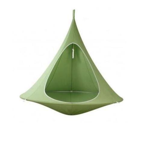 2024 wholesale modern outdoor furniture Garden Air Hanging conical portable Nylon hammock single double high quality