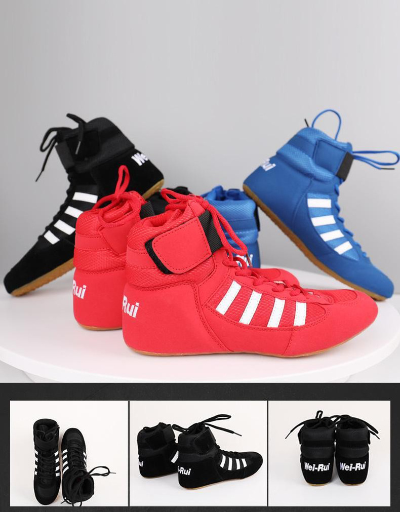 make your own wrestling shoes Breathable Mesh Men Boxing Shoes Wholesale New Style High Quality Women Wrestling Boxing shoes