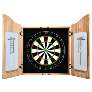 TAPSPORTS wholesale wood Dartboard and Cabinet Set with Darts