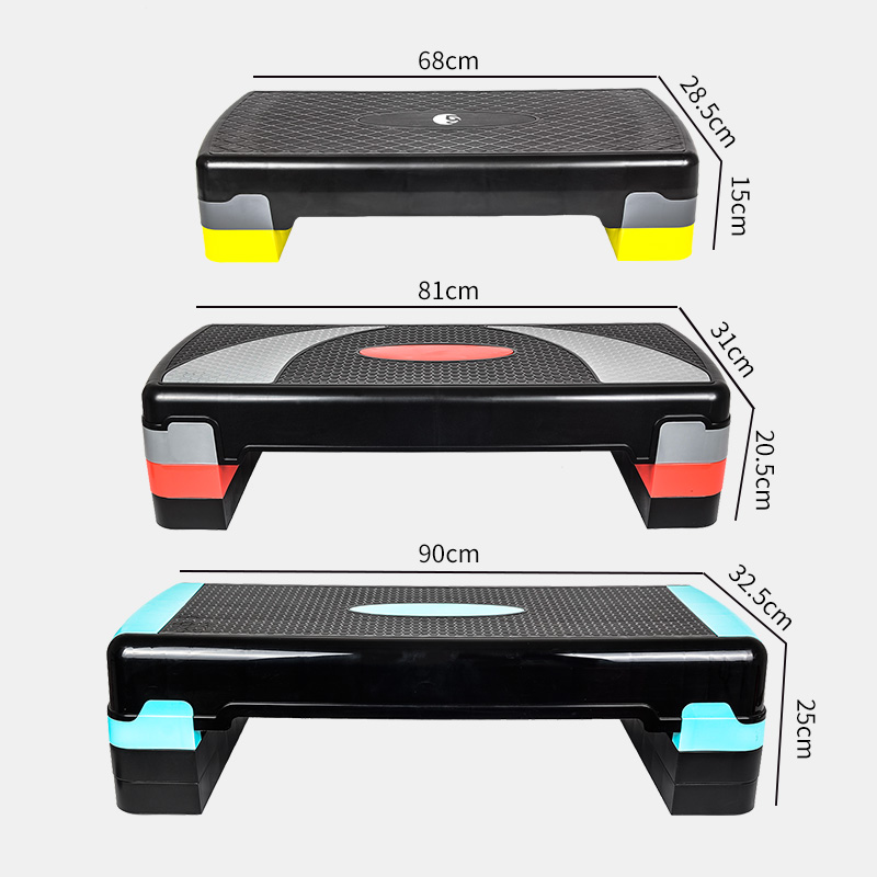 Fitness 3 levels Workout Portable Step Adjustable Fitness Exercise Training Aerobics Stepper