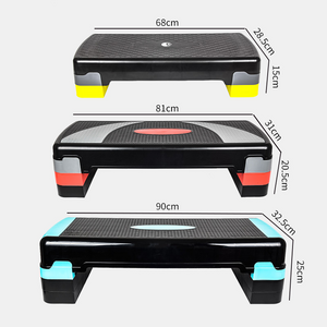 Fitness 3 levels Workout Portable Step Adjustable Fitness Exercise Training Aerobics Stepper